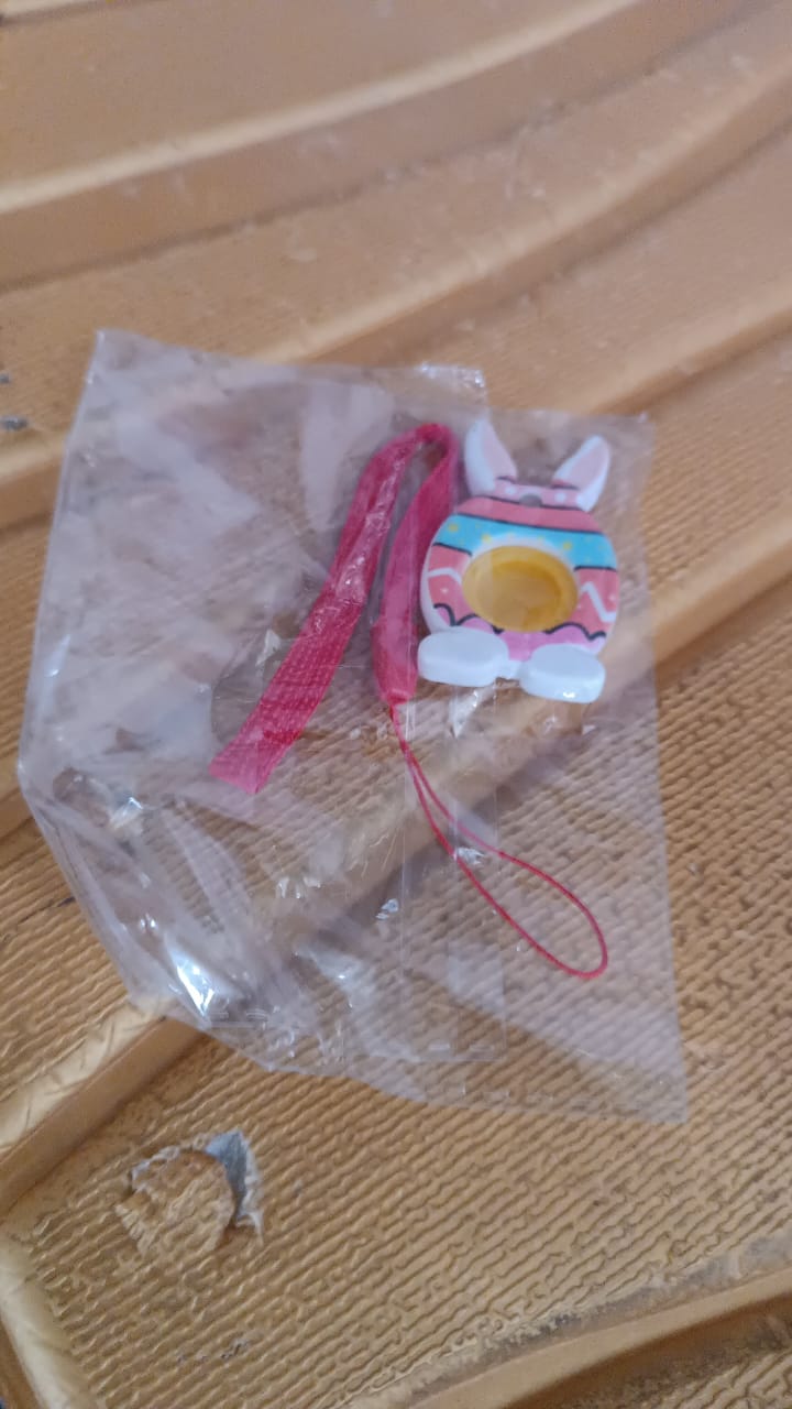 Cute Bunny-Shaped Pop It Fidget Toy Keychain (1 Pc) Cute Bunny-Shaped Pop It Fidget Toy Keychain (1 Pc)